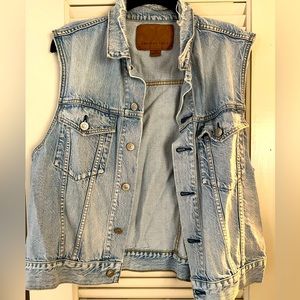 American Eagle Denim Vest